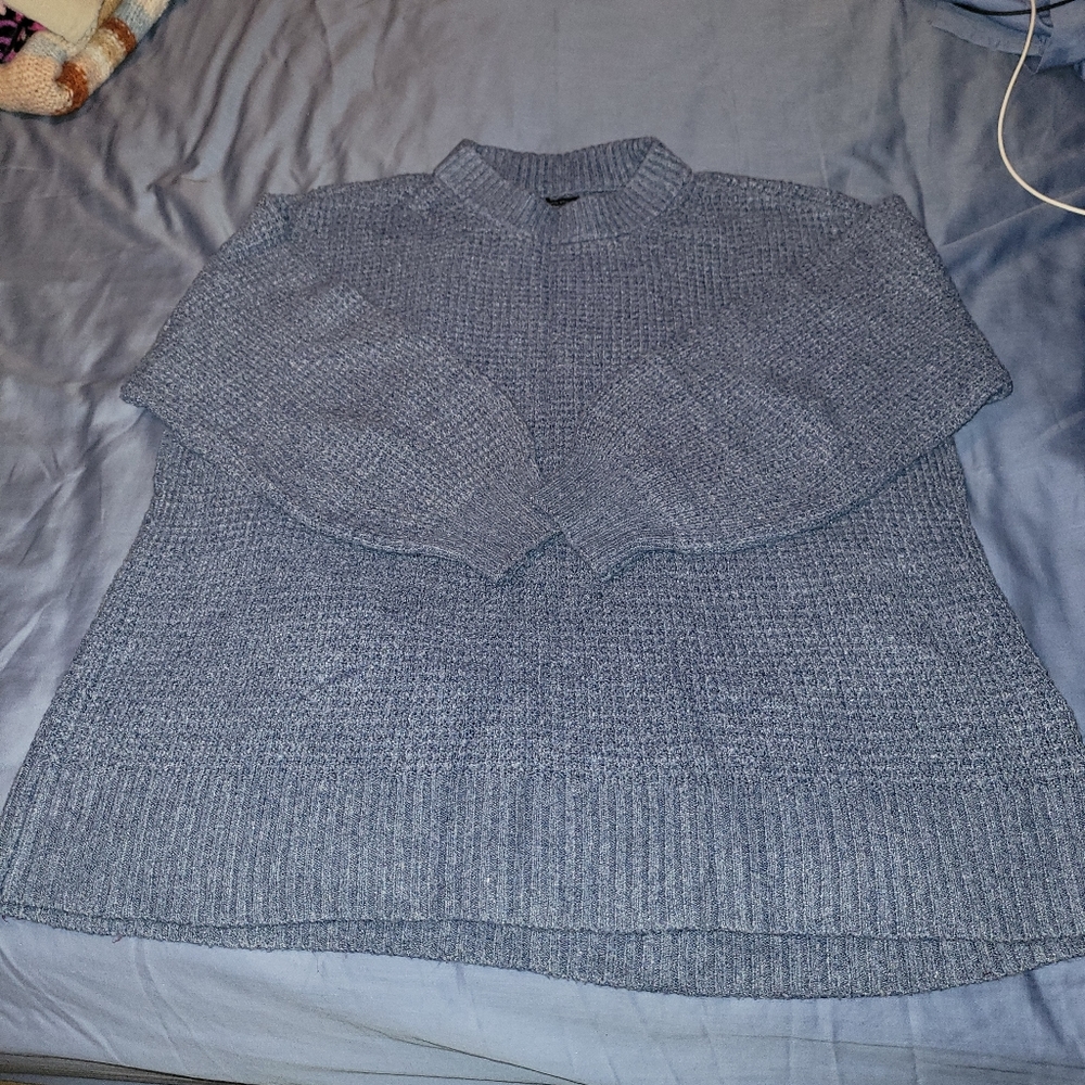 Waffle sweater